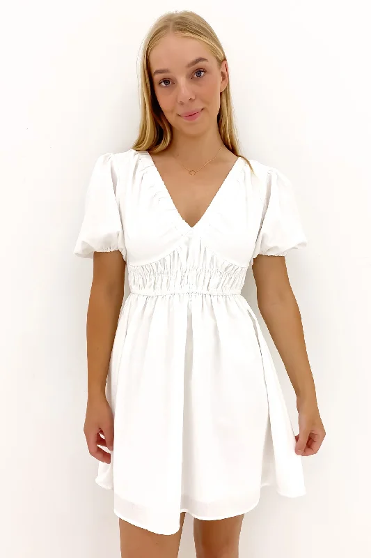 Casual Chic DressWhitley Mini Dress White