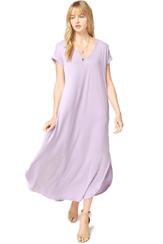 Formal DressEveryday Pocket Maxi Dress, Lilac