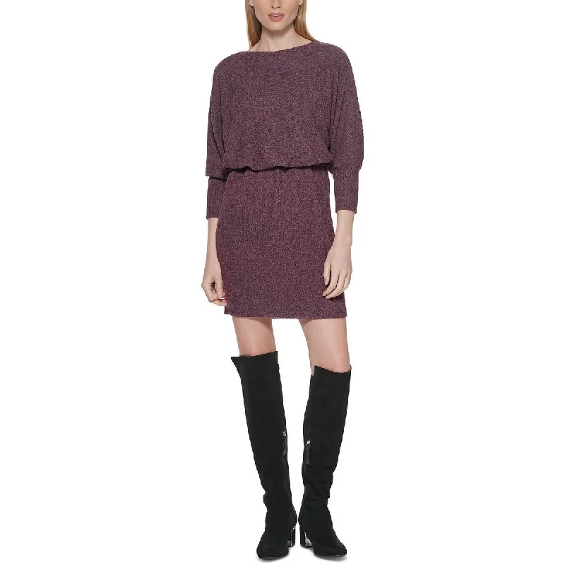 women's retro dressesJessica Howard Womens Blouson Mini Sweaterdress