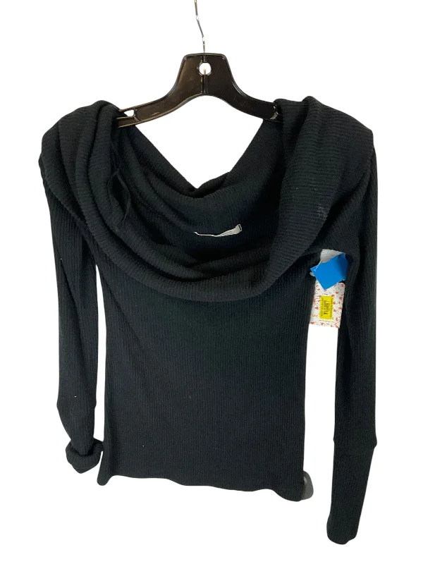 women's tops with built-in brasTop Long Sleeve By We The Free In Black, Size: S