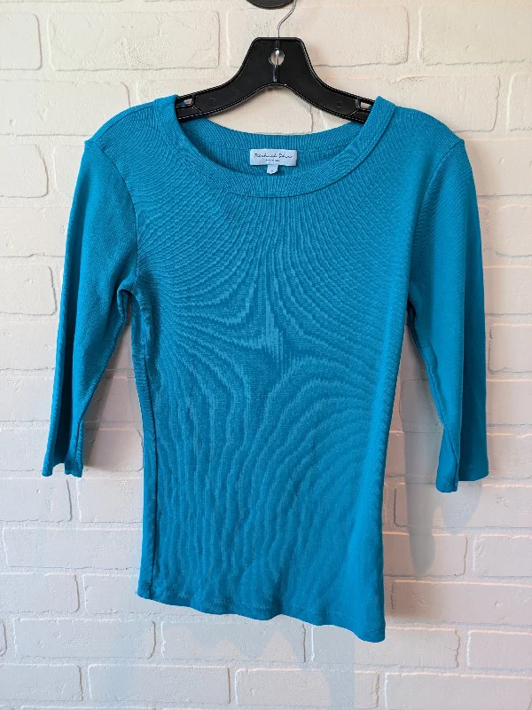 women's tops for those who want to add a touch of elegance and sophistication to their everyday wearTop 3/4 Sleeve Basic By Michael Stars In Blue, Size: S