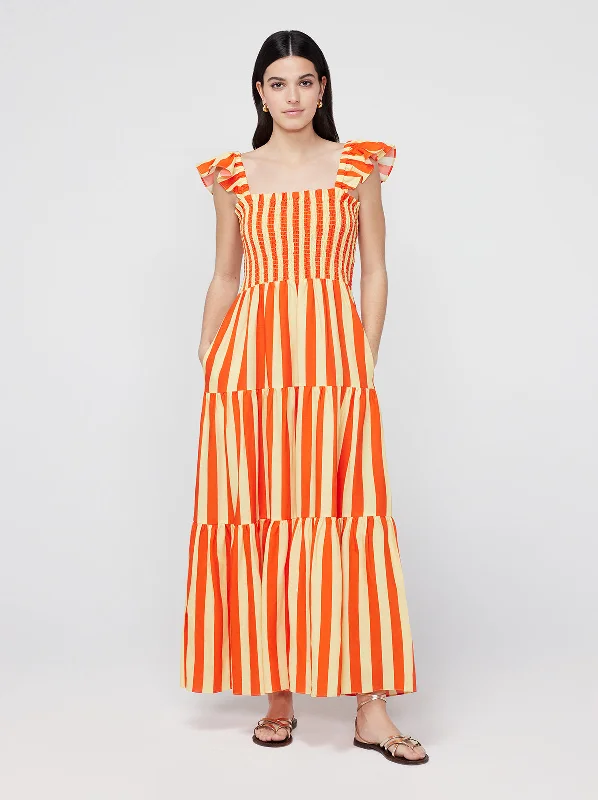 Ball Gown DressAisha Striped Maxi Dress