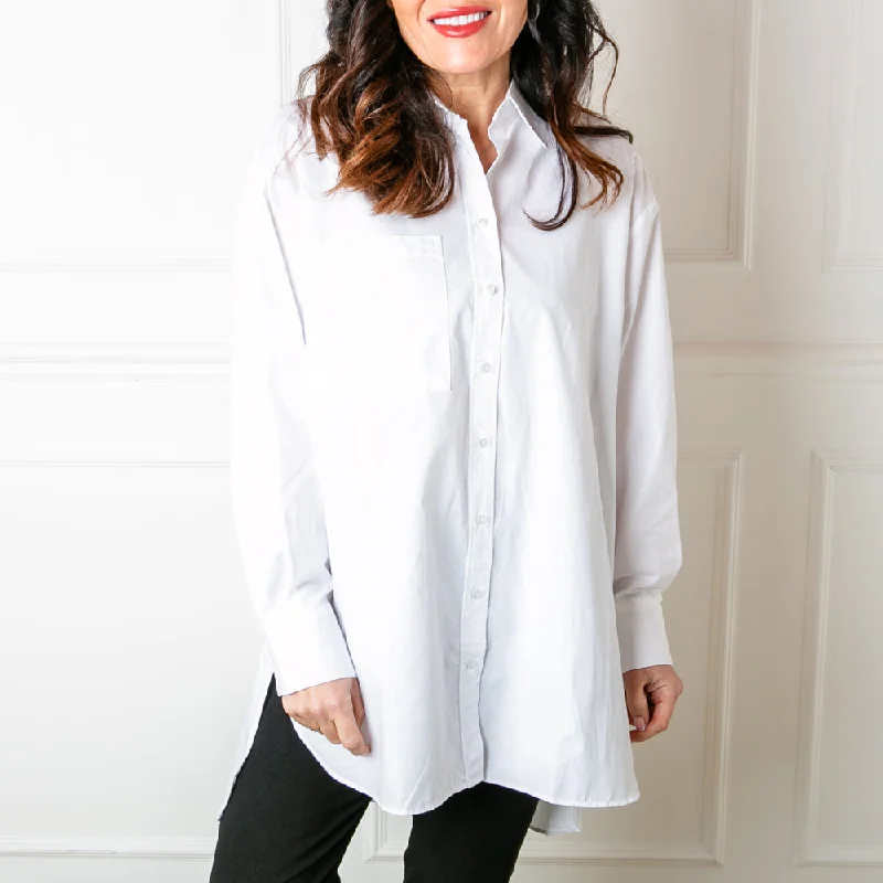 women's tops for those who want to stay cool and chic during warmer weatherBasics White Shirt