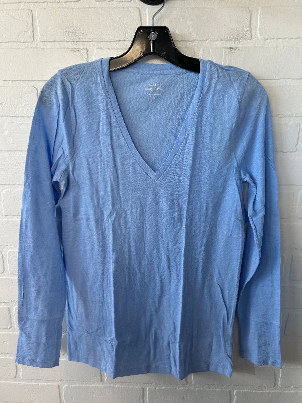 camisoles for womenTop Long Sleeve Basic By J. Crew In Blue, Size: S