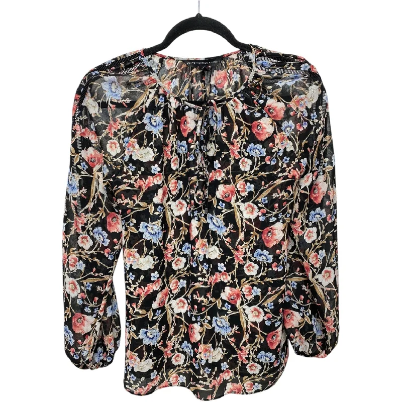 women's tops for those who want to create outfits that reflect their personal style and sense of fashionTop Long Sleeve By White House Black Market In Floral Print, Size: 0