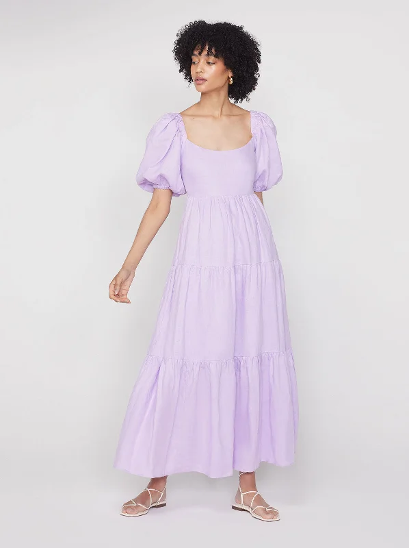 Party DressGianna Lilac Maxi Dress