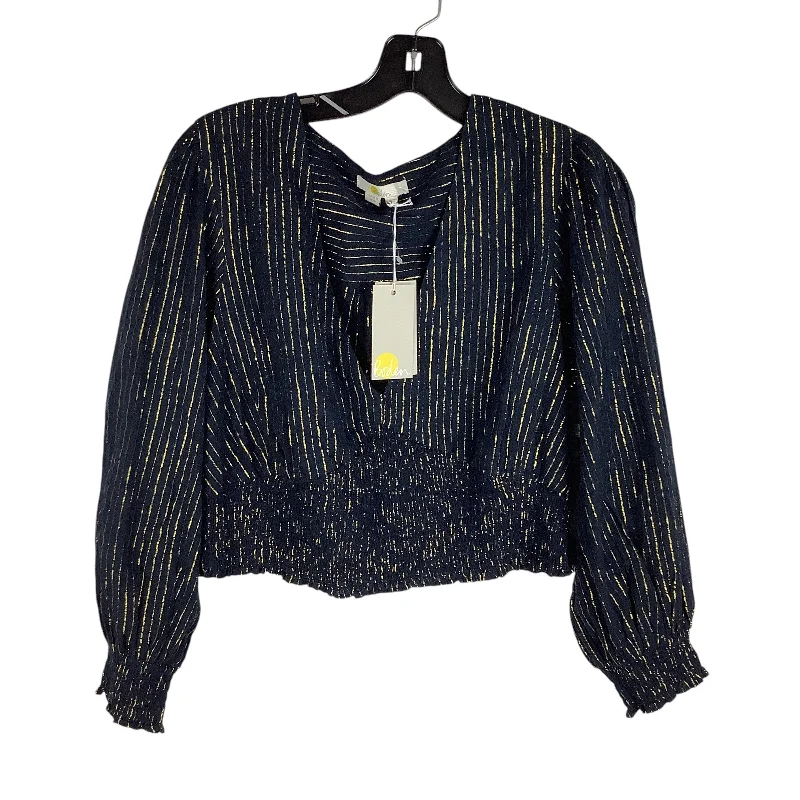 women's tops for those who want to add a personal touch to their wardrobe with unique and one-of-a-kind piecesTop Long Sleeve By Boden In Navy, Size: 10