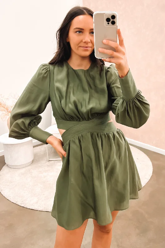 Trumpet DressWorthington Mini Dress Olive