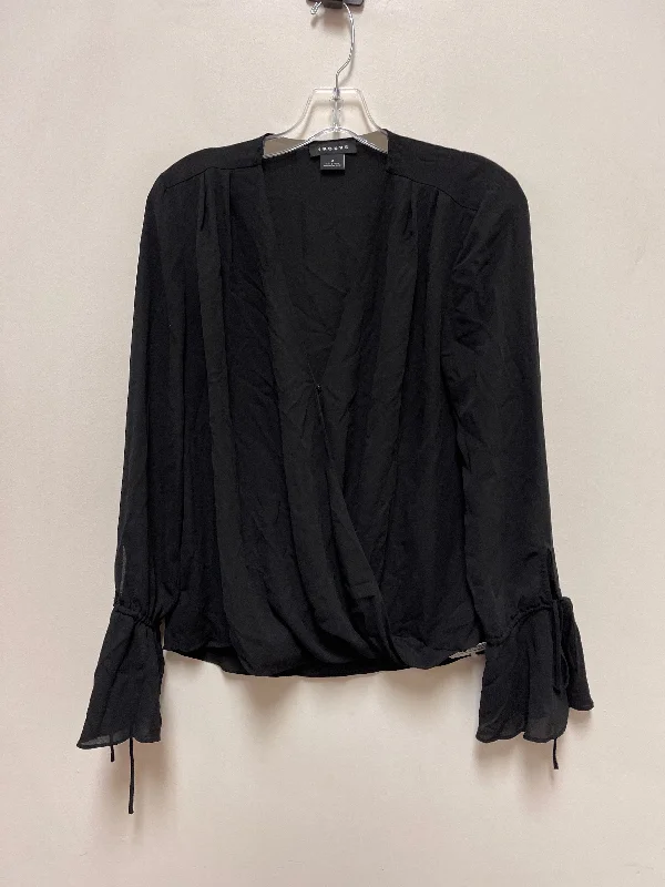 women's tops for creating capsule wardrobesTop Long Sleeve By Trouve In Black, Size: M