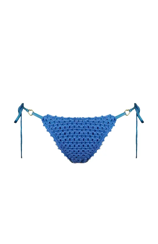 Sports Female SwimwearVera Blue Crochet  Bikini Bottom