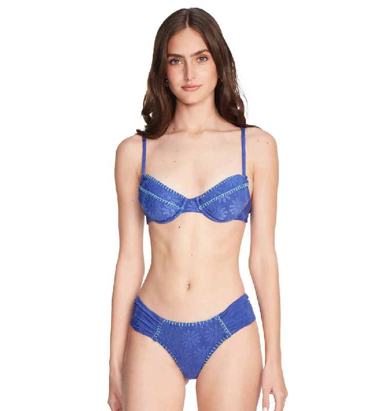 Lace-Up Female SwimwearLola Blue Indigo  Top