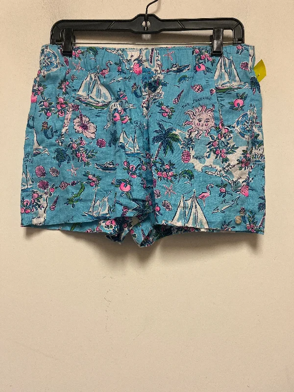 women's leather shortsShorts By Lilly Pulitzer In Blue, Size: 4