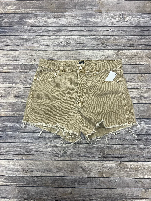 women's flared shortsShorts By Gap In Tan Denim, Size: 14