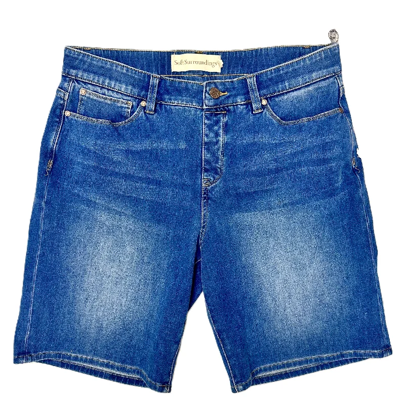 women's mid-rise shortsShorts By Soft Surroundings In Blue Denim, Size: L