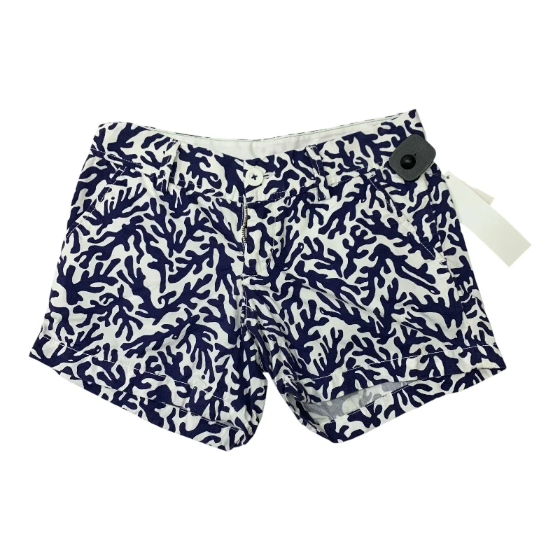 women's active shortsShorts Designer By Lilly Pulitzer In Blue, Size: 0