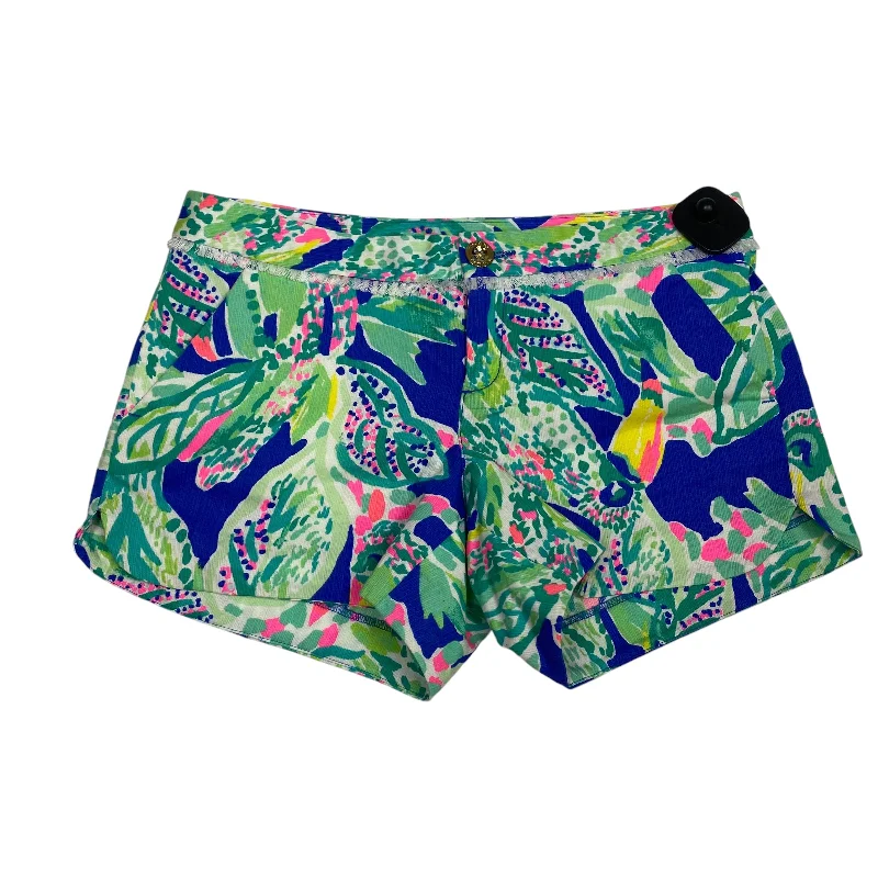 women's pajama shortsShorts Designer By Lilly Pulitzer In Green, Size: 0