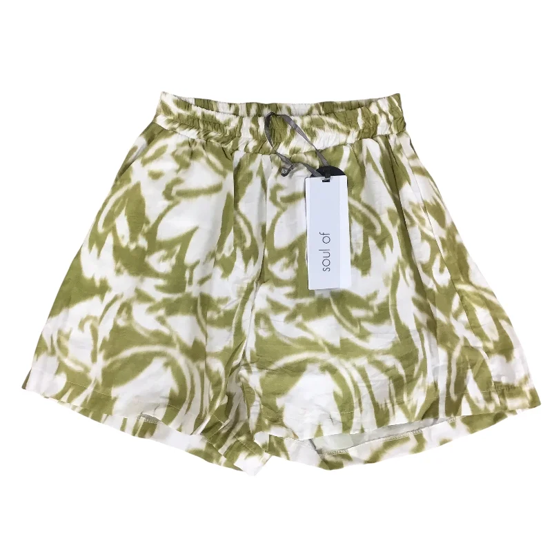 women's bermuda shortsShorts By Cmb In Green & White, Size: Xs