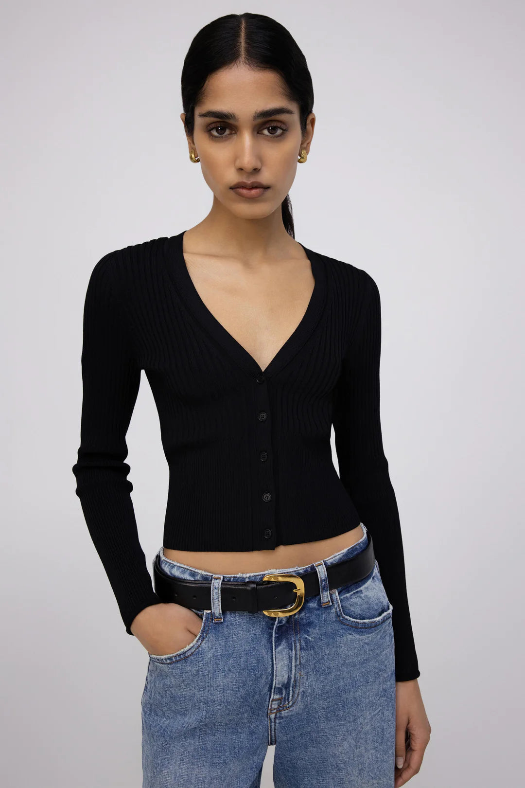 women's tops for those who want to add a bit of flair and personality to their looksAilany Cardigan - Black