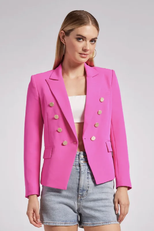 camisoles for womenAmelia Crepe Blazer - Magenta