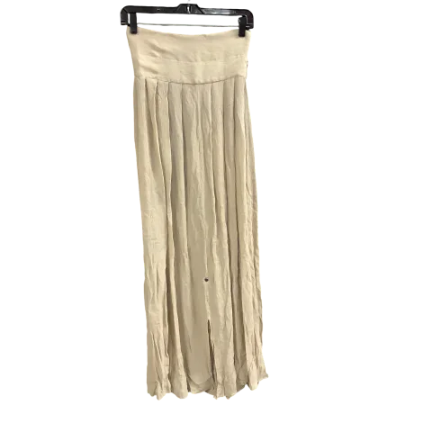 women's lace-up skirtsSkirt Designer By Emporio Armani In Beige, Size: 4