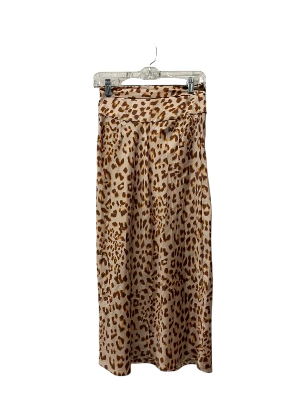 women's lightweight linen skirts for warm weatherSkirt Maxi By Free People In Animal Print, Size: 0