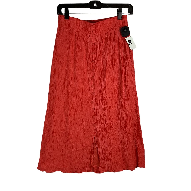 women's high-slit skirtsSkirt Maxi By Madewell In Red, Size: Xs