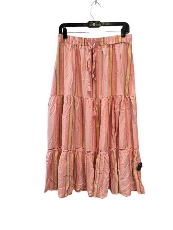 women's velvet wrap skirts for elegant eveningsSkirt Maxi By Matilda Jane In Pink, Size: M