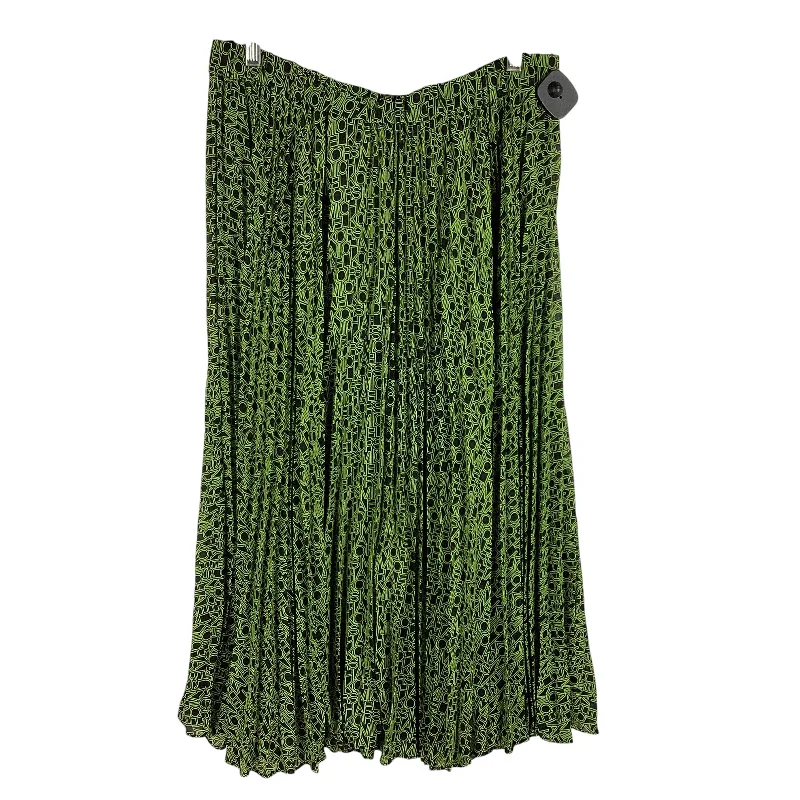 women's classic chiffon skirtsSkirt Maxi By Michael By Michael Kors In Green, Size: 10