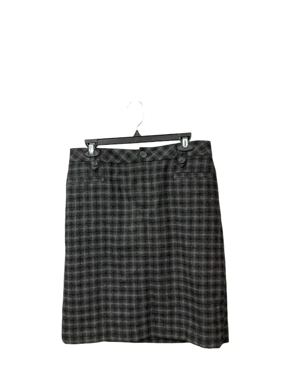 women's stretch skirtsSkirt Midi By Eddie Bauer In Plaid Pattern, Size: 8