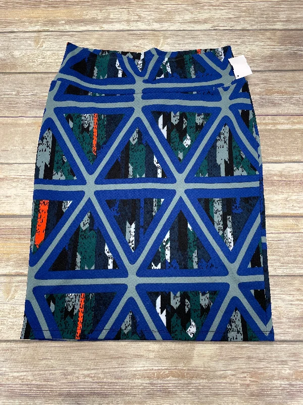 women's versatile work skirtsSkirt Midi By Lularoe In Blue, Size: M