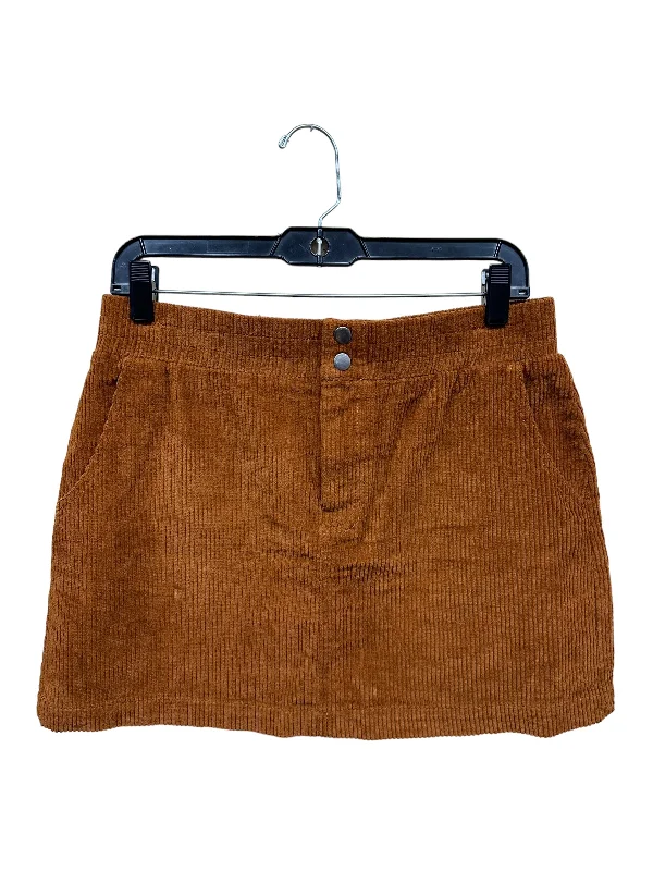 women's cotton skirtsSkirt Mini & Short By Abound In Brown, Size: M