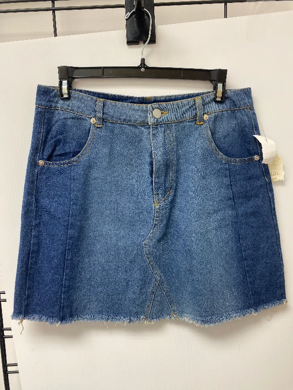 women's velvet mini skirtsSkirt Mini & Short By Altard State In Blue Denim, Size: M