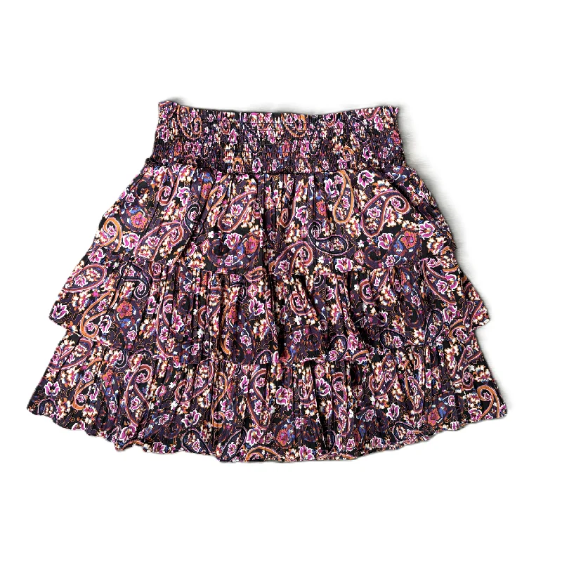 women's flowy skirtsSkirt Mini & Short By Anthropologie In Paisley Print, Size: M