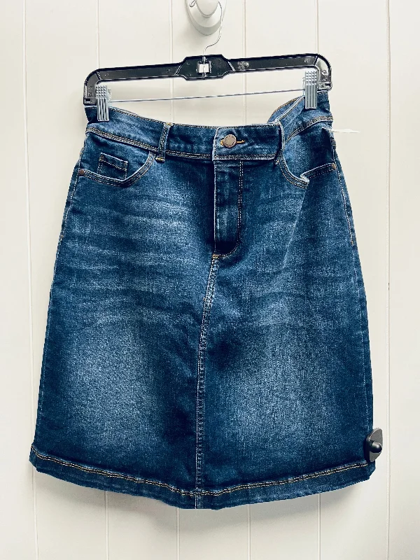 women's mini skirtsSkirt Mini & Short By Dip In Blue Denim, Size: 16