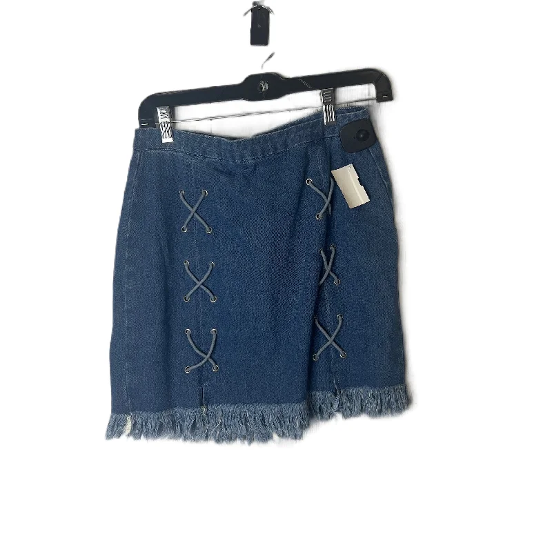 women's denim skirtsSkirt Mini & Short By Hayden La In Blue Denim, Size: M