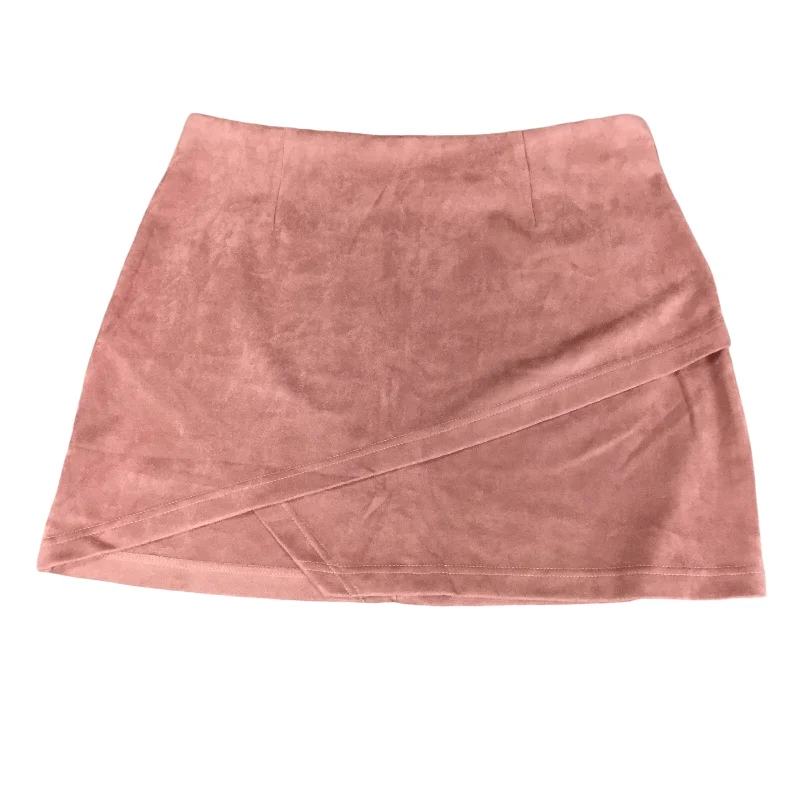 women's satin skirtsSkirt Mini & Short By Hyfve In Pink, Size: L