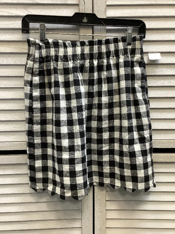 women's retro denim skirtsSkirt Mini & Short By J. Crew In Black & White, Size: 2