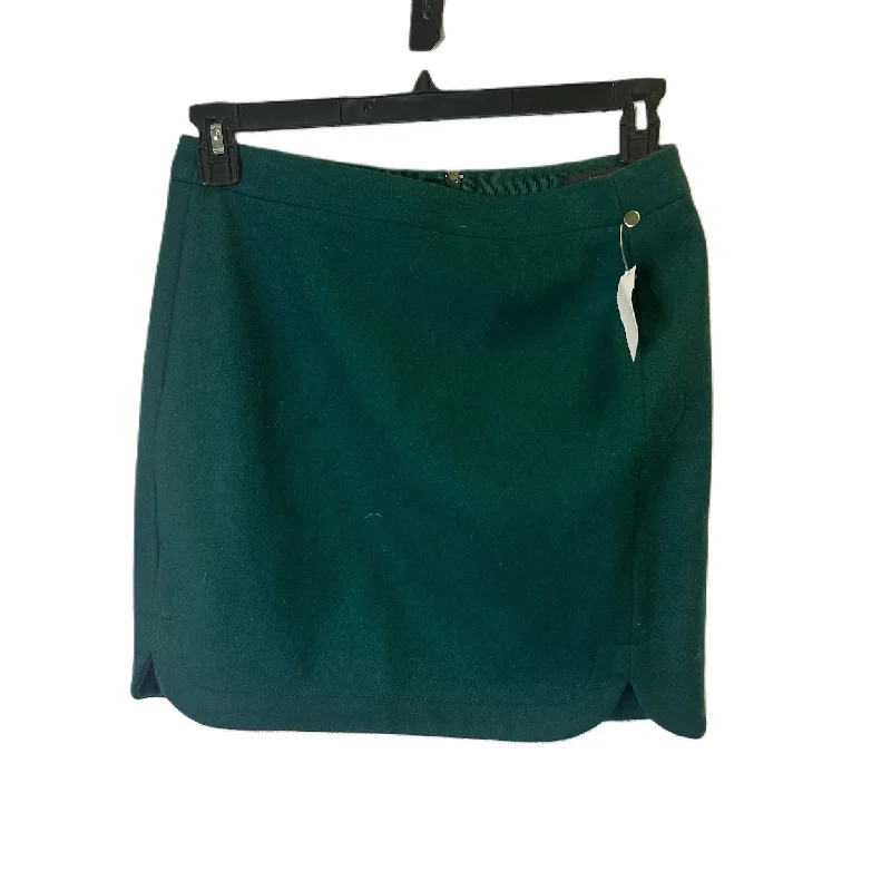 women's warm party skirtsSkirt Mini & Short By J. Crew In Green, Size: 2