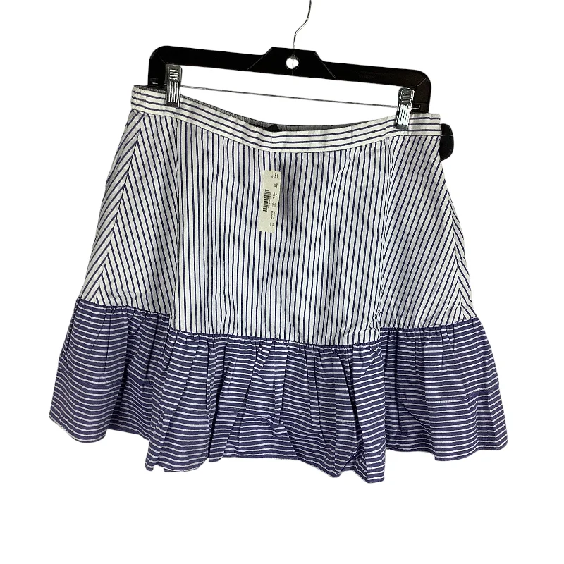 women's stretch skirtsSkirt Mini & Short By J. Crew In Striped Pattern, Size: 12