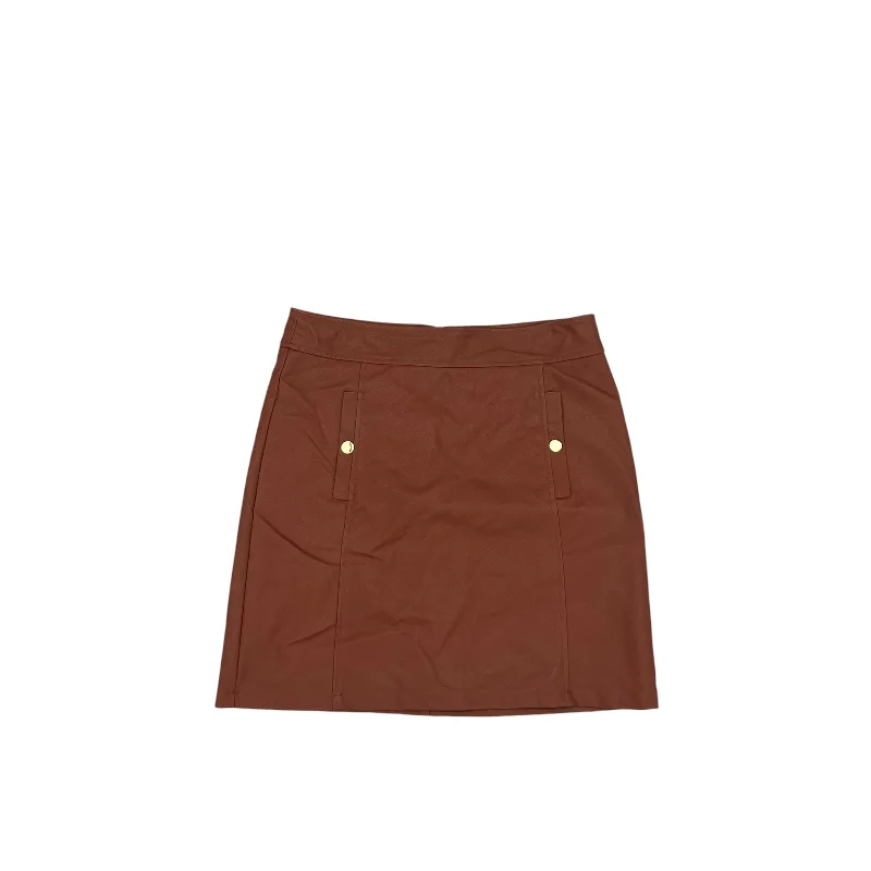 women's circle skirtsSkirt Mini & Short By Loft In Brown, Size:6