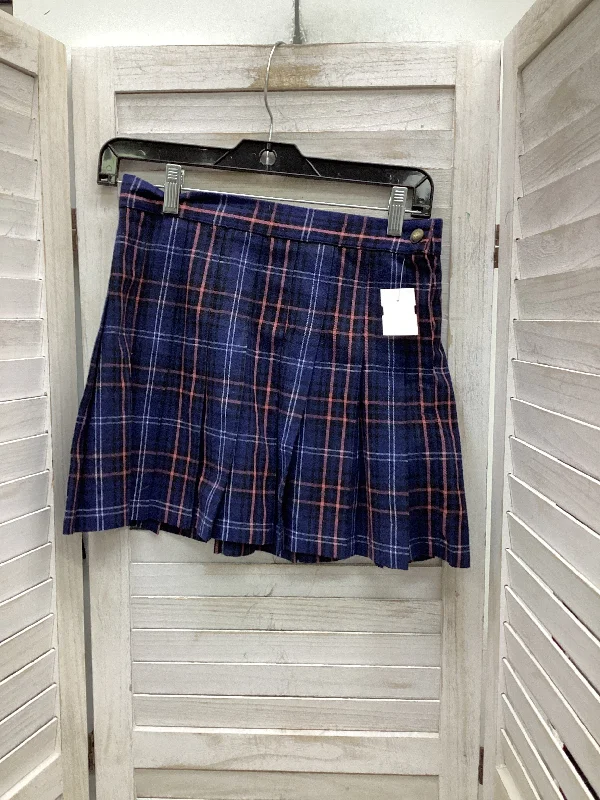 women's loungewear dressy skirtsSkirt Mini & Short By Simply Southern In Plaid Pattern, Size: S