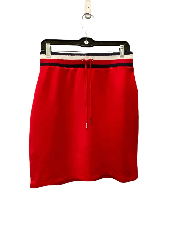 women's formal tiered skirtsSkirt Mini & Short By Tommy Hilfiger In Red, Size: 6