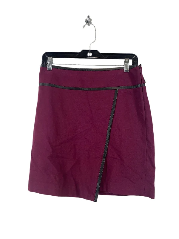 women's velvet skirtsSkirt Mini & Short By White House Black Market In Purple, Size: 2