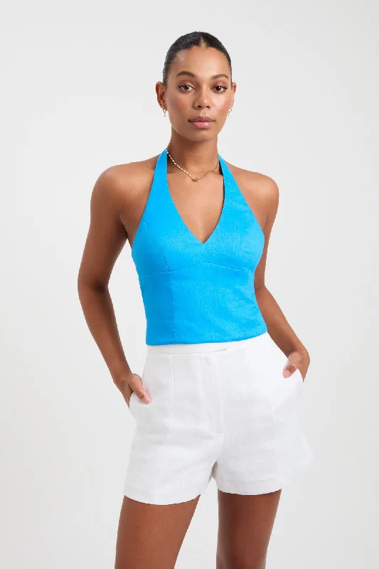 women's tops for those who appreciate subtle and muted tonesTahiti Tie Top