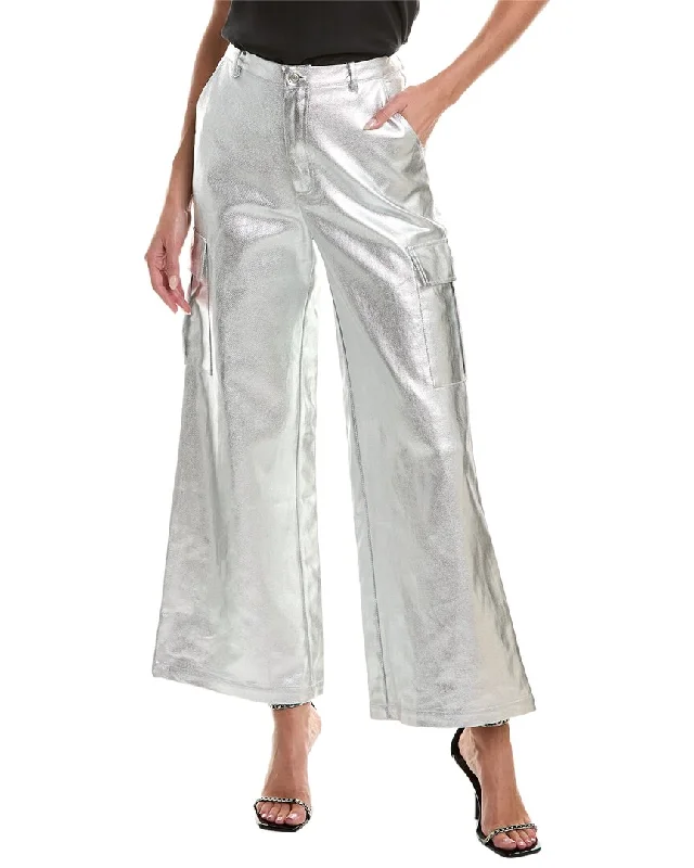 women's reversible pantsGracia Metallic Cargo Pant