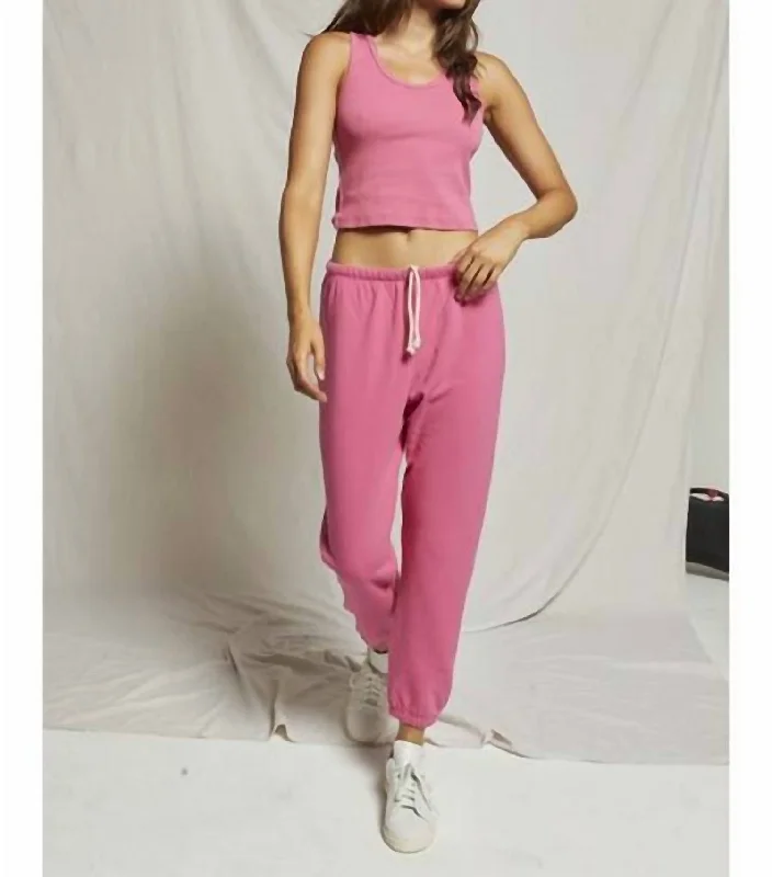 women's patched pantsJohnny Jogger In Peony