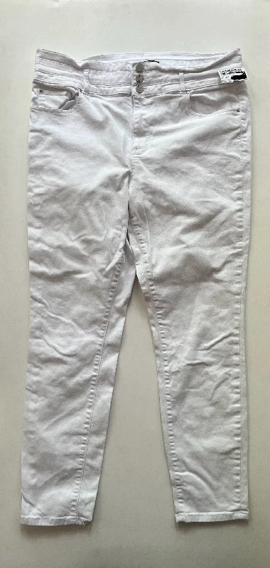 women's plus-size pantsPants Ankle By Ann Taylor O In White, Size: 14