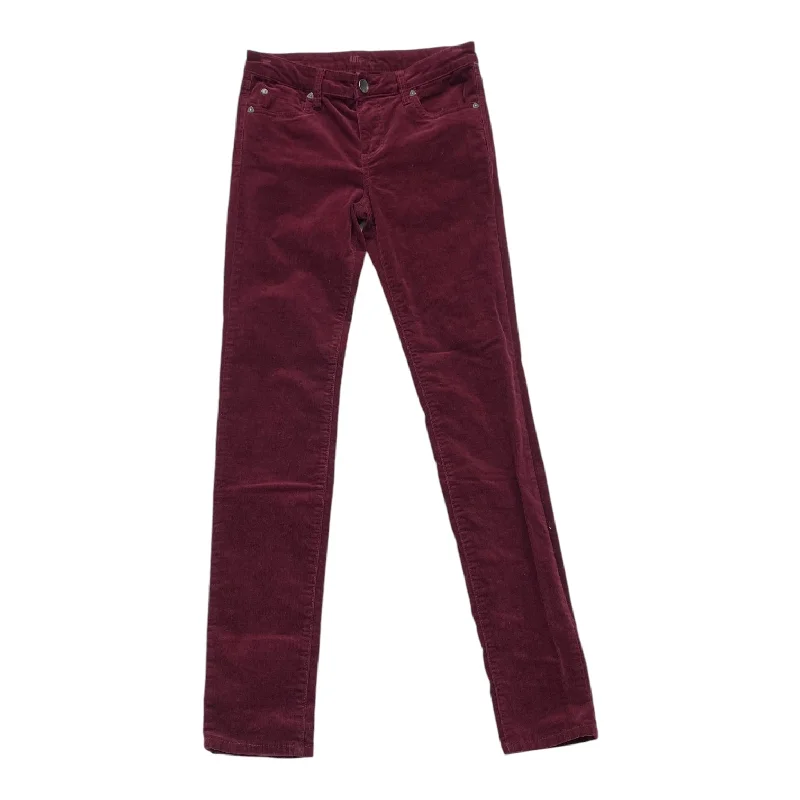 women's floral pantsPants Corduroy By Kut In Maroon, Size: 4