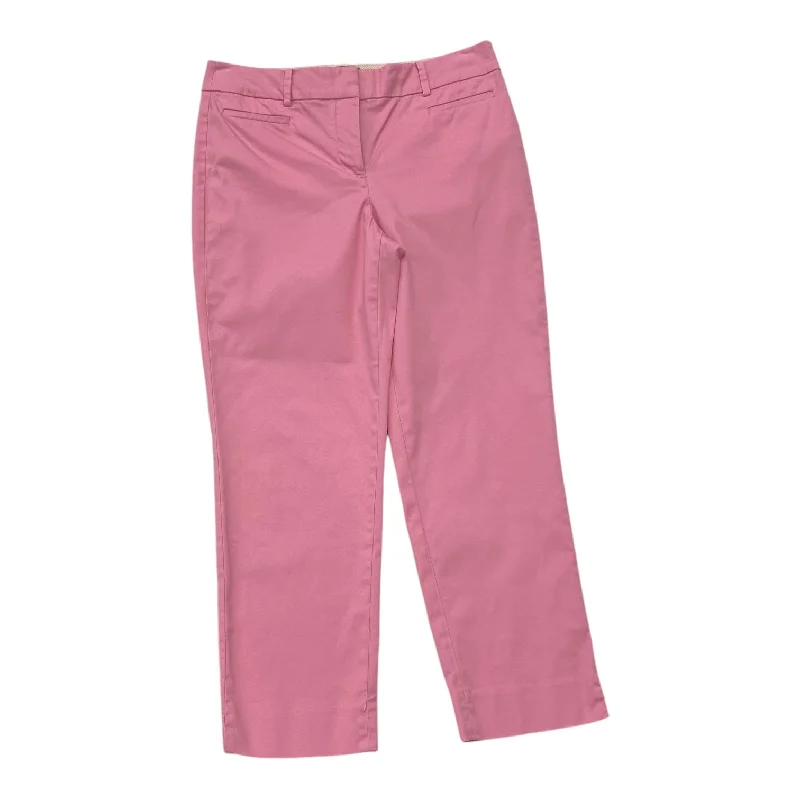 women's travel pantsPants Cropped By Talbots In Pink, Size: 4