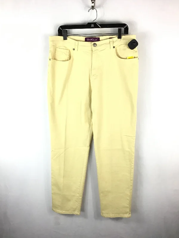 women's party pantsPants Other By Gloria Vanderbilt In Yellow, Size: 14